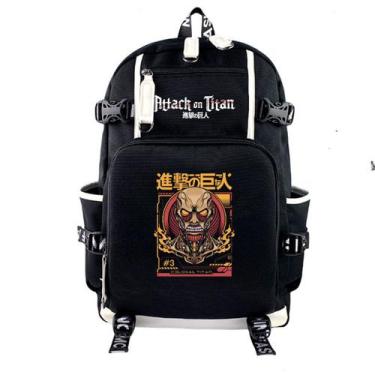 Imagem de Mochila Anime School Attack on Titans para crianças - yiweisai
