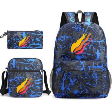 Imagem de Conjunto de mochilas escolares Prestonplayzs Cartoon Kids Nylon - yiwe