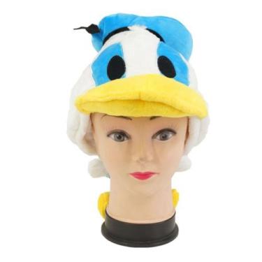 Imagem de Chapéu Donalds Duck Anime Plush Cosplay Sun Cap para adultos - Yiweisa