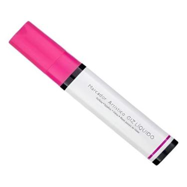 Imagem de Caneta ROSA de Giz Líquido BRW Ponta 15MM - GZ1502
