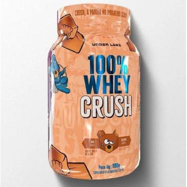 Imagem de 100% Whey Crush 900g Whey Protein com Vitaminas e CoQ10 Dulce de Leche
