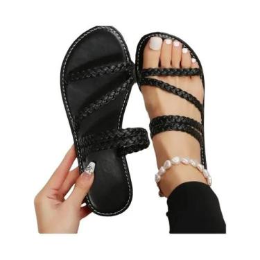 Imagem de Sandálias Femininas Elegantes Antiderrapantes De Dedo Aberto Confortáv