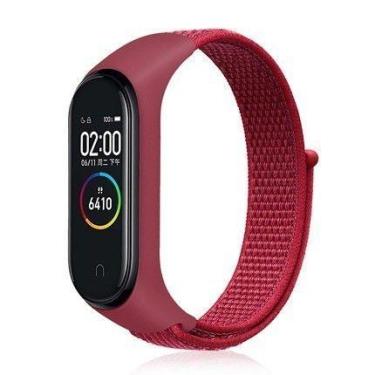 Imagem de Pulseira De Nylon Lisa Para Smartwatch Xiaomi Mi Band 3/4/5/6 - Pop Sh