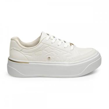 Imagem de Tenis Kolosh C4324 Flatform Feminino, Branco, 36