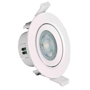 Imagem de Spot Redondo Branco LED Integrado 9W Bivolt Branco Quente - Galaxy/Atp