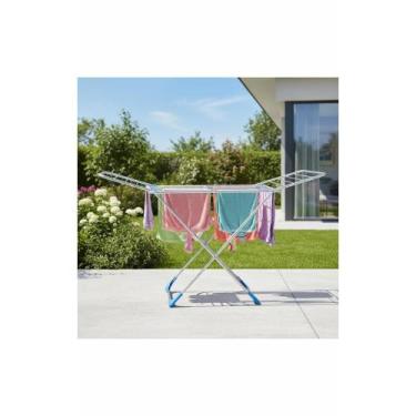 Imagem de Varal De Chão Alumínio Grande 1.6m P/ Aptos Resistente - Congratulatio