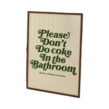 Imagem de Pintura Em Tela De Corações Animados Bege Estilo Retrô Sem Coca-Cola P