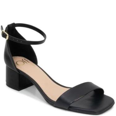 Imagem de Sandália Salto Bloco Baixo Bico Quadrado Offline 565323592-Feminino