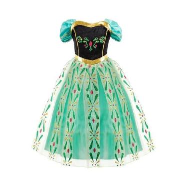 Imagem de Fantasia De Princesa Para Meninas, Vestido De Cosplay Da Bela, Anna E 