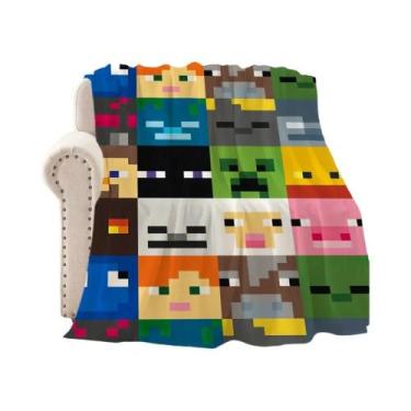 Imagem de Manta De Pelúcia Fofa Para Jogos, Sofá, Sala De Estar, Escritório, Qua