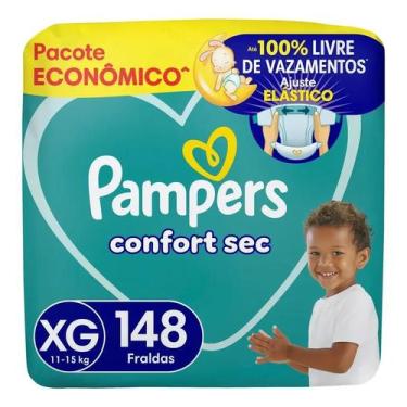 Imagem de Fralda Pampers Confort Sec Tamanho XG 148 Unidades
