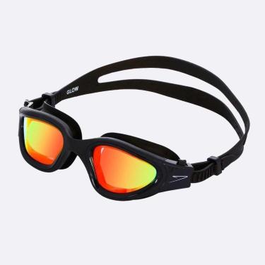 Imagem de Óculos Speedo Glow Preto e Lente Vermelha-Unissex