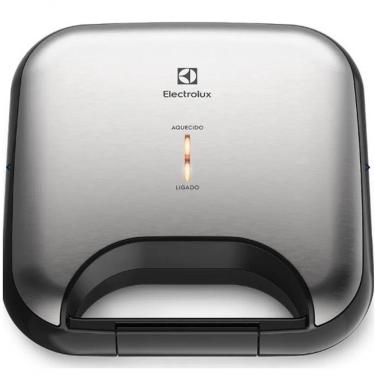 Imagem de Sanduicheira Electrolux Tost Grill com Placas Antiaderentes Aço Inox Escovado 750W 110V