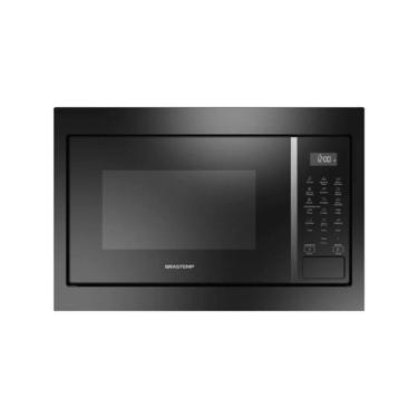 Imagem de Micro-ondas de Embutir Brastemp BM146AEANA 32L com 18 Receitas e Painel Digital Preto 110V