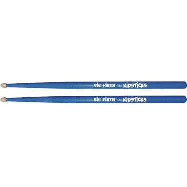 Imagem de Baqueta Vic Firth Kidsticks Infantil Cor Azul (7336)