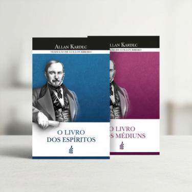 Imagem de Kit Espírita: Livro Dos Espíritos Capa Mole + O Livro Dos Médiuns - Ca
