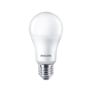 Imagem de Lâmpada Led Philips 9w Bulbo Branco Quente 3000K Equivale 60w Luz Amar