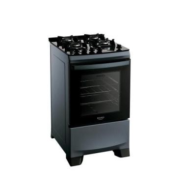 Imagem de Fogão 4 Bocas a Gás Dako Supreme Timer Glass com Mesa de Vidro e Forno