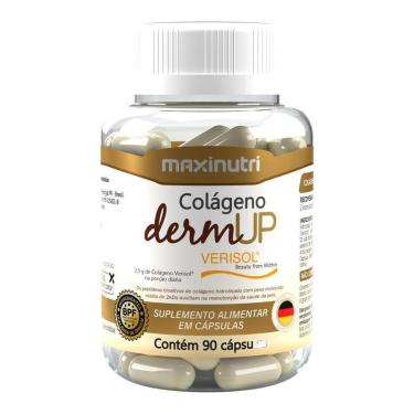 Imagem de Colágeno DermUp Verisol Maxinutri com Vitaminas 90 Capsulas Sabor:Sem Sabor;Cor:-Unissex
