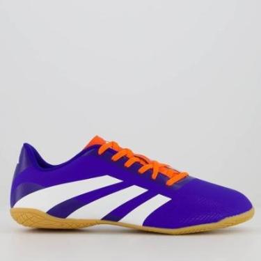 Imagem de Chuteira Adidas Predator Artilheira 24.5 Futsal Azul e Branca-Masculino