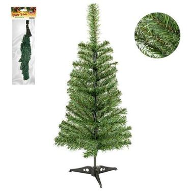 Imagem de Árvore de natal Canadense verde linda 60cm com 40 ganhos Pequena - Dec