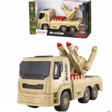Imagem de Caminhão Lança Míssil Brutale 30 Cm Roma Brinquedos - Ref. 1515