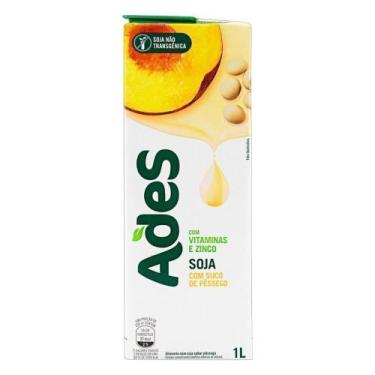 Imagem de Bebida à Base de Soja ADES Sabor Pêssego 1 Litro