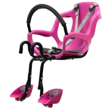 Imagem de Cadeirinha freebike infantil para bike aro 29 com cinto - POJDA, Rosa