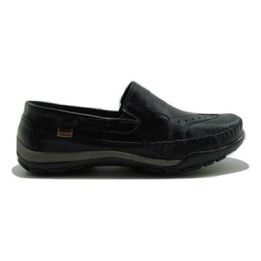 Imagem de Sapato Tertuliano Mocassim Confort Solado Alto 068, Preto, 38