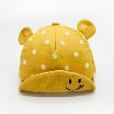 Imagem de Boné Infantil Bebê Orelhinha Chapéu Cap Beisebol Ajustável Criança de 