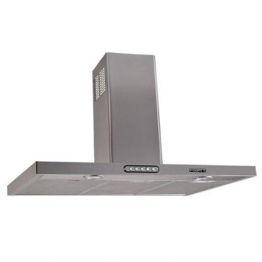 Imagem de Coifa De Parede 90cm Retangular Duto Slim Fogatti Inox 220v, 220V