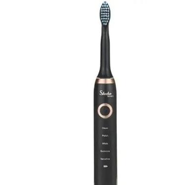 Imagem de Escova De Dente Elétrica Recarregável 5 Velocidades +3 Refis - Br