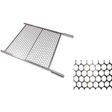 Imagem de Grelha para churrasco tipo Moeda Tamanho 55 X 45 -  Inox - r inox
