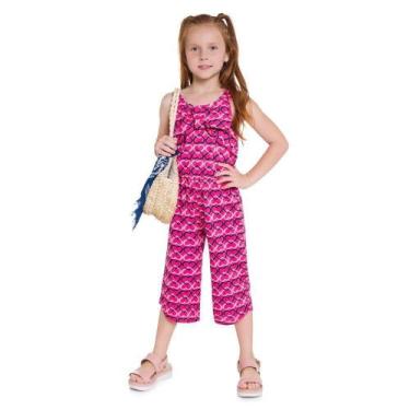 Imagem de Macacão Midi Infantil Brandili Coração Feminino