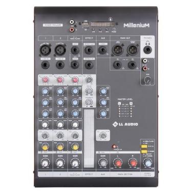 Imagem de Mesa De Som 4 Canais Bivolt MILLENIUM MX402R - LL AUDIO - Ll Áudio