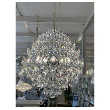 Imagem de Luminaria de Teto 56cm Lustre Cristais 8 Lampadas Formosa - LUXdécor C