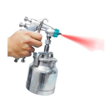 Imagem de Pistola Pneumatica Pintura Succao 1.5mm 600ml Wimpel MP-741 S