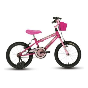 Imagem de Bicicleta Infantil Aro 16 Menina Feminina Barbie com Rodinhas - KTX