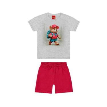 Imagem de Conjunto verão menino kyly ref 1000581, 6, Vermelho