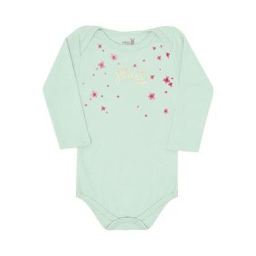 Imagem de Body Bebê menina Manga Longa kiko Ref 11328, g, Verde