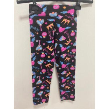 Imagem de Calça legging infantil estampada feminino - Drysa Kids 