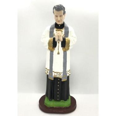 Imagem de Imagem Dom Bosco Escultura Resina Estátua 32 cm - Lua Mistica