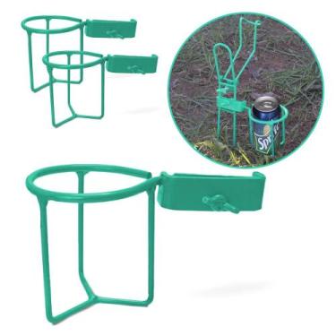Imagem de Porta Lata para Suporte Vara de Pesca com Parafuso Fluorescente Ideal 