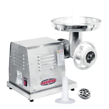 Imagem de Picador Moedor De Carne Boca 8 Industrial Inox Bm23 Bermar