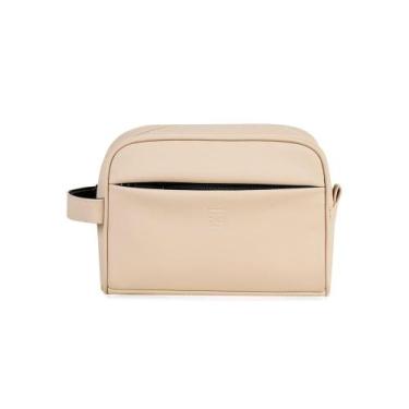 Imagem de Necessaire Masculina Executiva Storm Grande Bege - Bagaggio, G, Bege