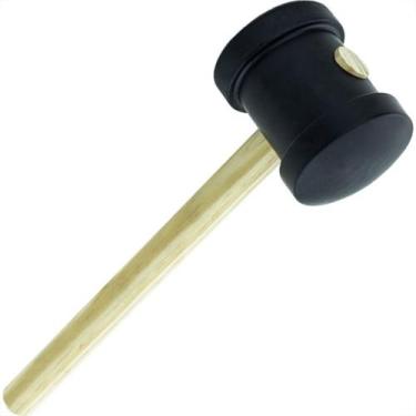 Imagem de Martelo De Borracha Preto Thompson 40Mm - MAC FER
