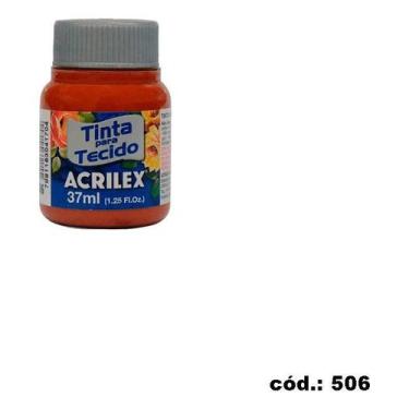 Imagem de Kit c/ 3 Tinta Para Tecido Fosca 37ml Ceramica Acrilex