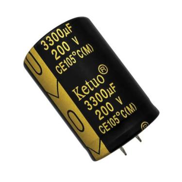 Imagem de Capacitor eletrolitico 3300uf x 200v - 3300x200v 105 graus - KETUO
