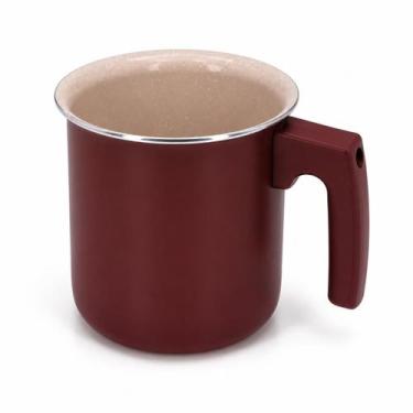Imagem de Leiteira Fervedor Alumínio Antiaderente Cerâmica 14cm 1,4L - Importado