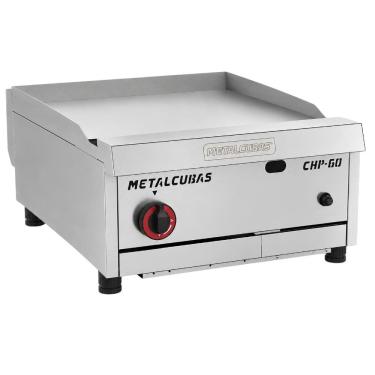 Imagem de Chapa Lanche Bifeteira a Gás CHP 60 G2 Profissional Premium Área Útil 60,4 X 50 cm Inox Metalcubas